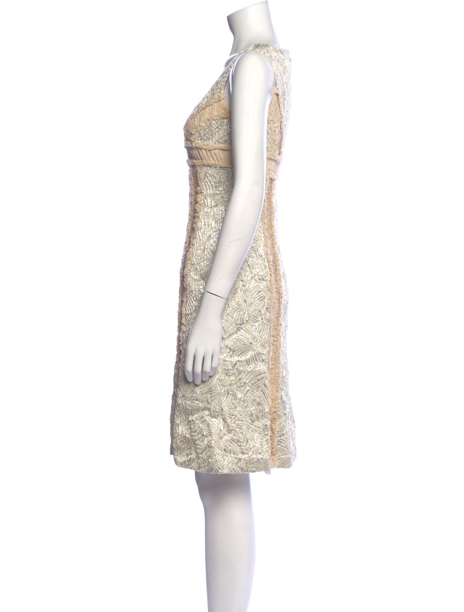 Badgley Mischka Floral Print Mini Dress