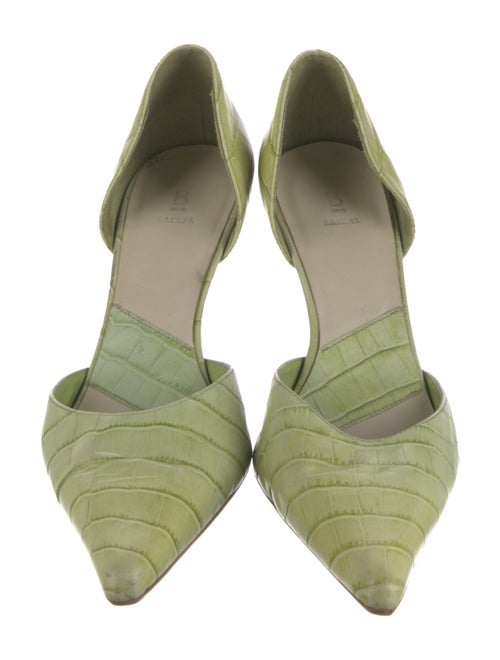 Baker Leather Animal Print D'Orsay Pumps