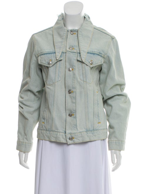 Balenciaga Distressed Denim Jacket w/ Tags denim