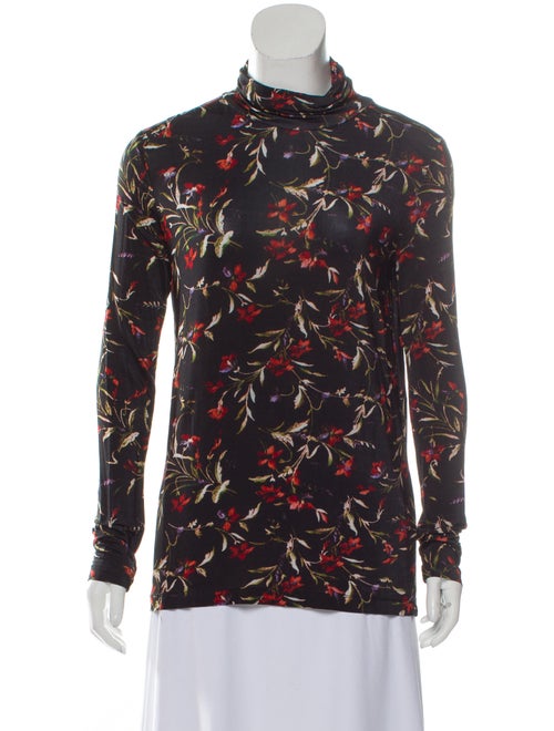 Balenciaga Turtleneck Long Sleeve Top Black