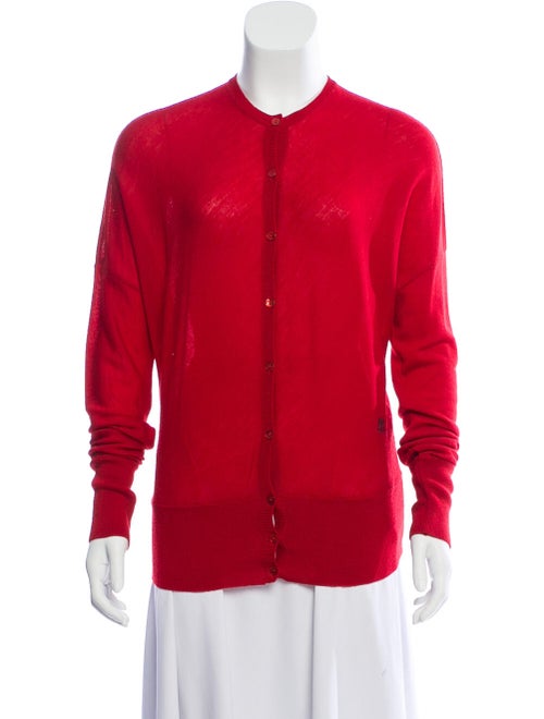 Balenciaga Wool Dolman Sweater Red