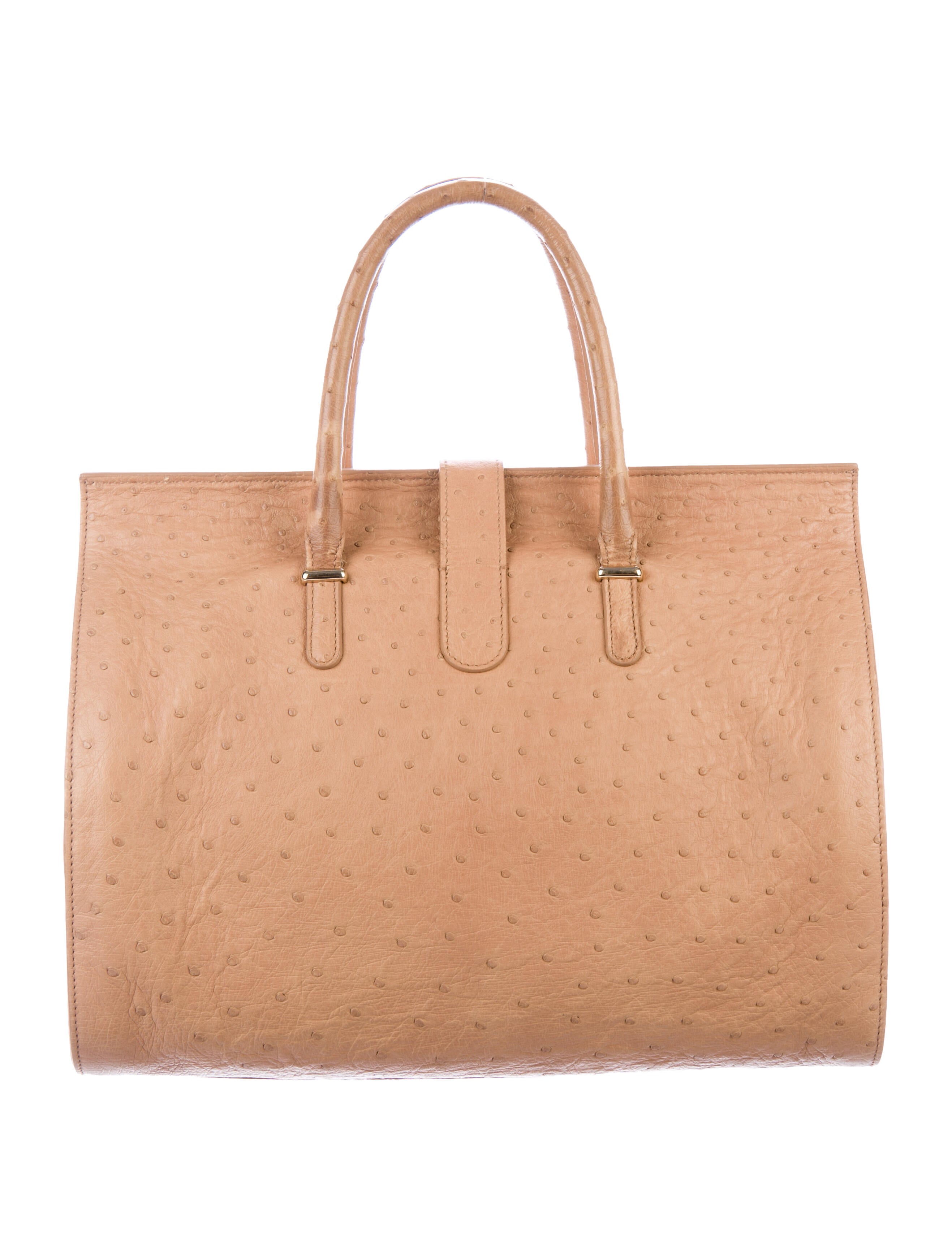 balenciaga ostrich bag