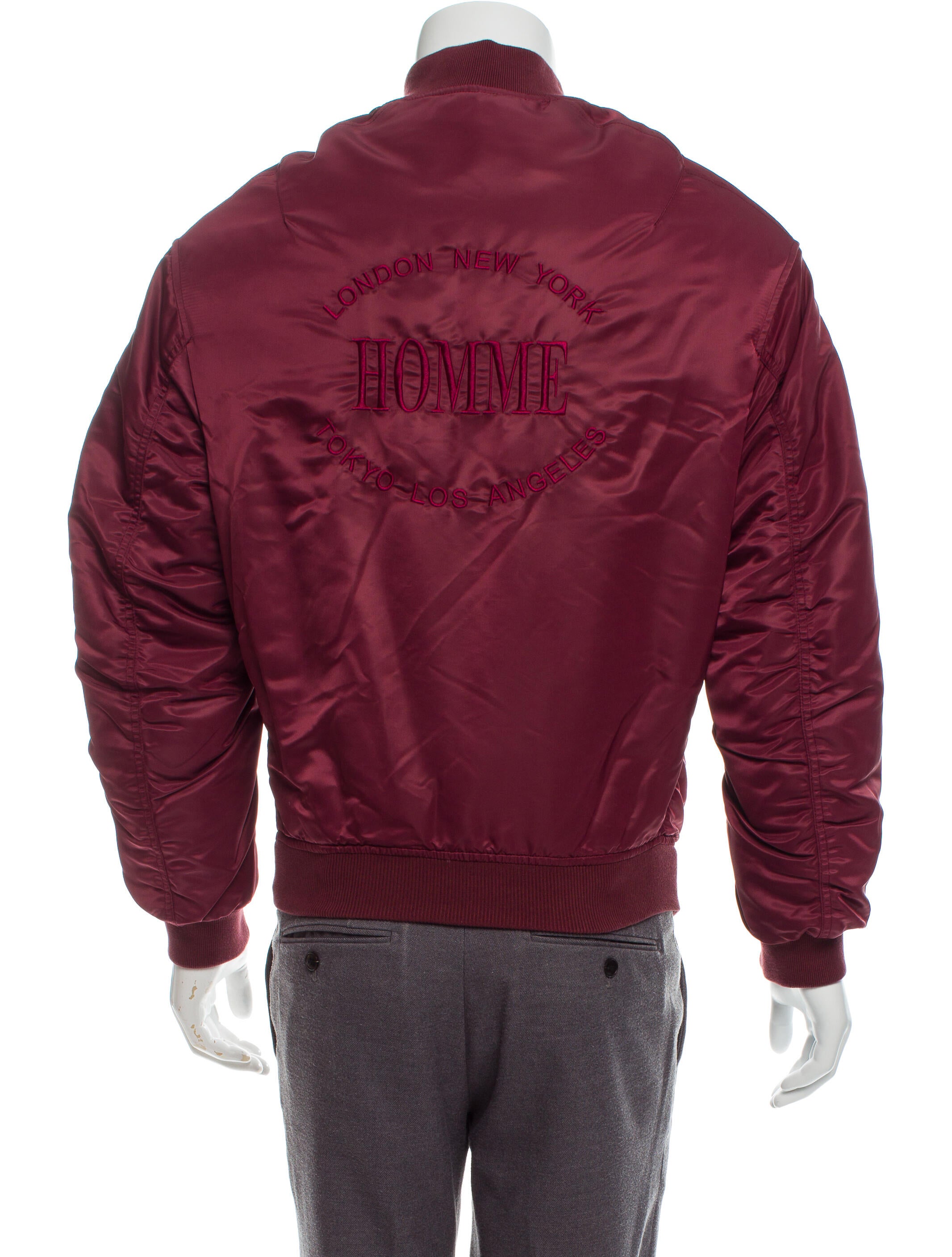 Balenciaga Homme Satin Bomber