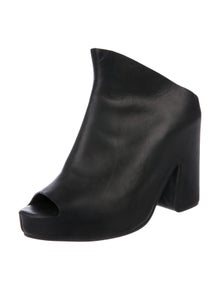 balenciaga peep toe bootie