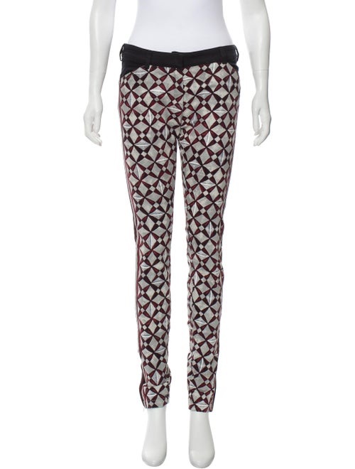Balenciaga Mid-Rise Printed Jeans Grey