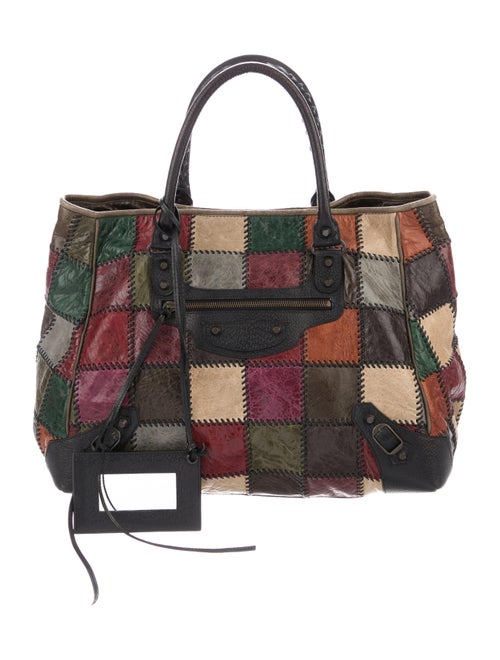 Balenciaga Motocross Classic Patchwork Sunday Tote