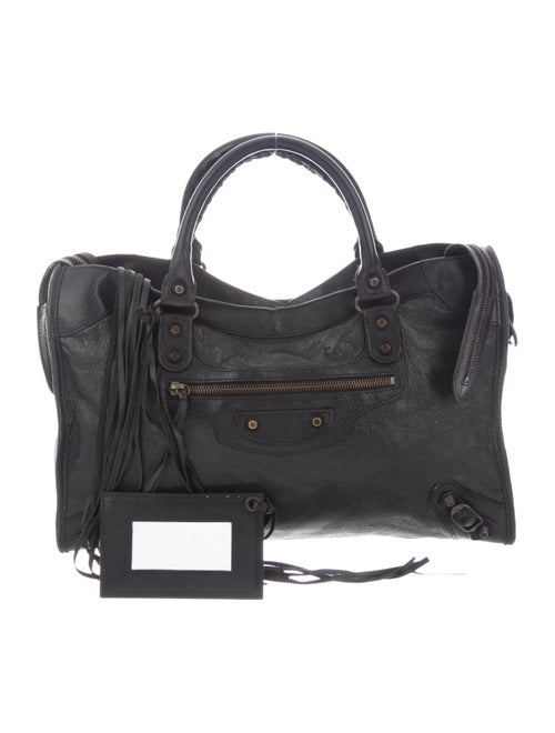 Balenciaga Motocross Classic City Bag Noir