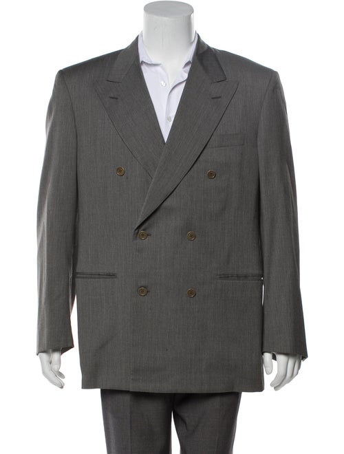 Balenciaga Wool Double-Breasted Blazer wool