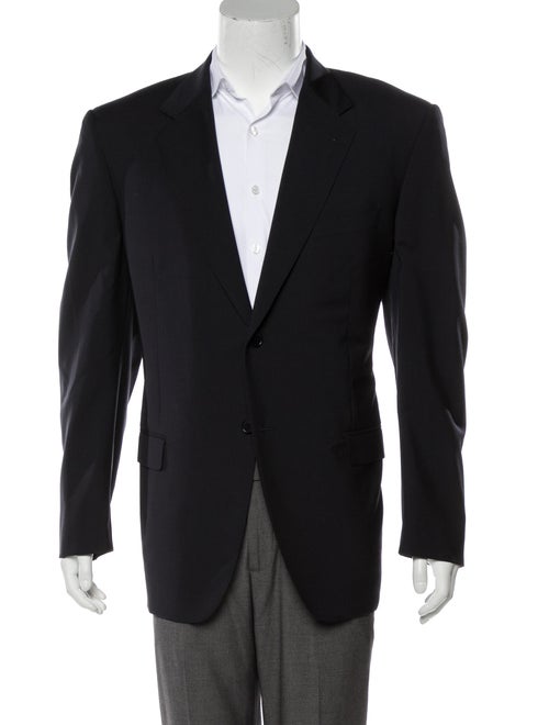 Balenciaga Wool Double-Breasted Blazer wool