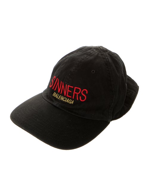 Balenciaga Sinners Baseball Cap Black
