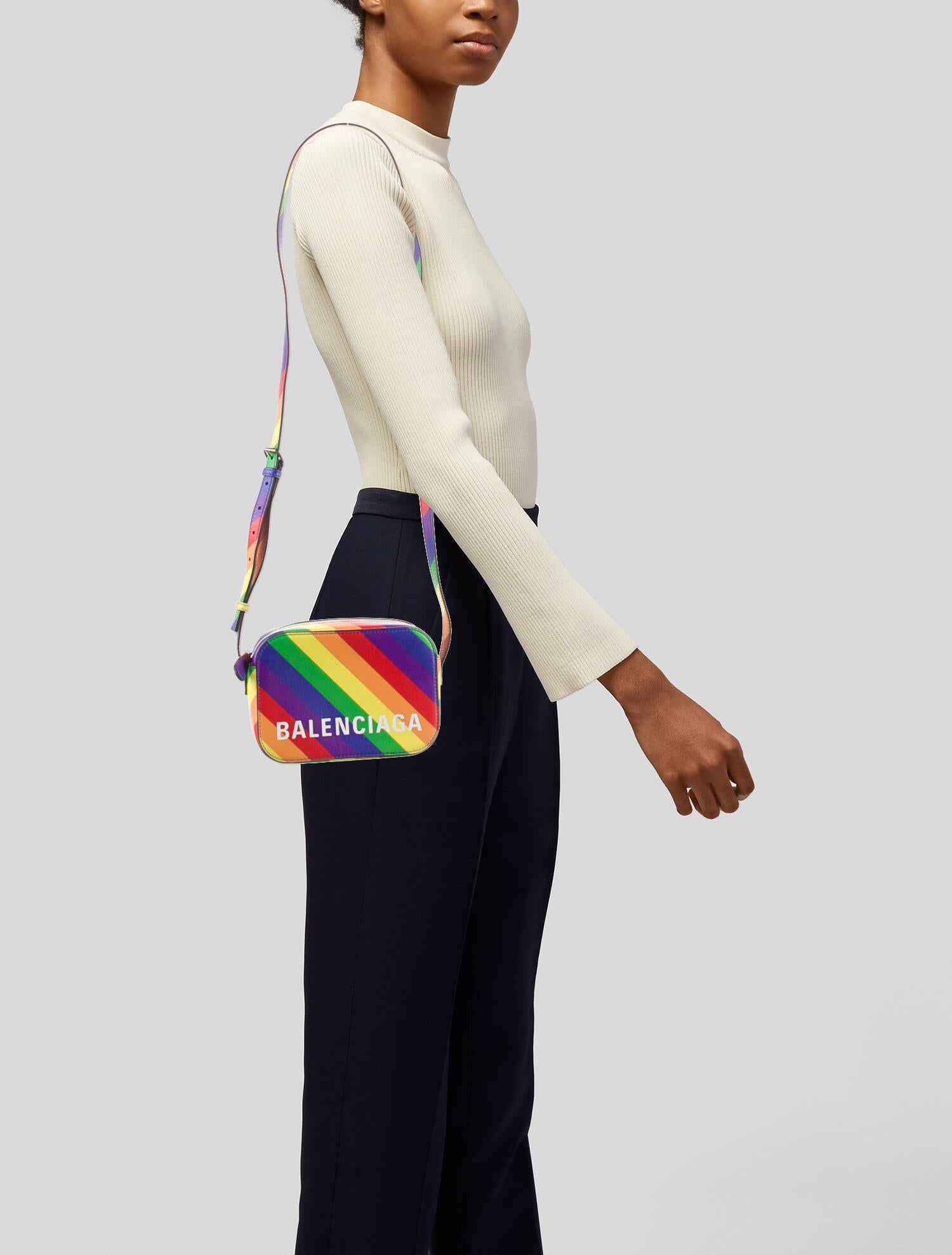 Balenciaga Rainbow Ville XS Camera Bag 