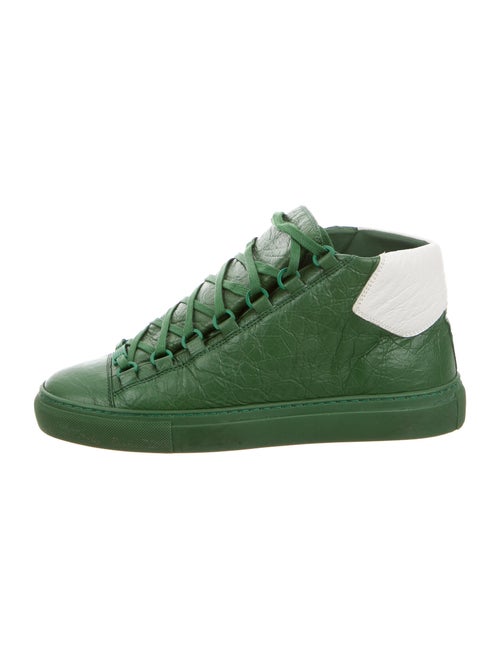 Balenciaga Leather Sneakers Green