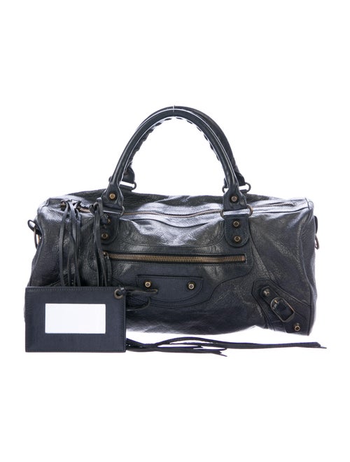 Balenciaga Motocross Classic Twiggy Bag Black