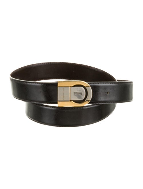 Balenciaga Leather Belt black
