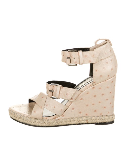 Balenciaga Ostrich Sandals