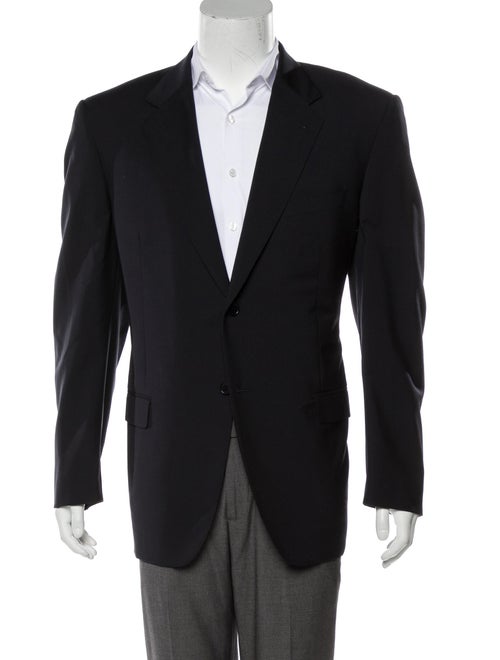 Balenciaga Wool Double-Breasted Blazer wool