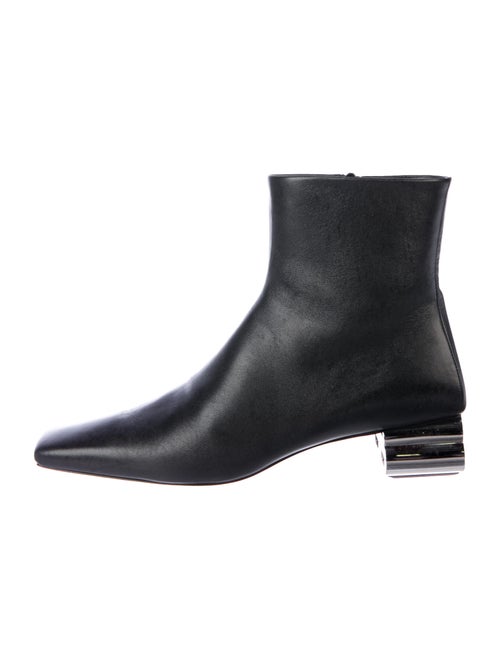 Balenciaga Leather Boots Black