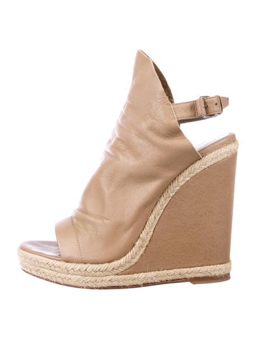 Balenciaga Leather Espadrilles