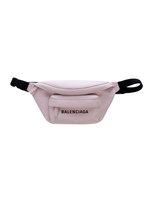 Balenciaga Leather Everyday Belt Bag Pink