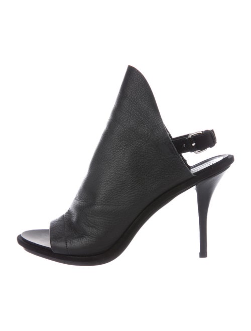 Balenciaga Leather Boots Black