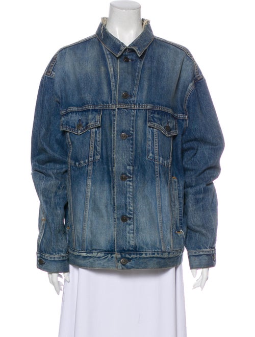Balenciaga 2017 Denim Jacket Denim
