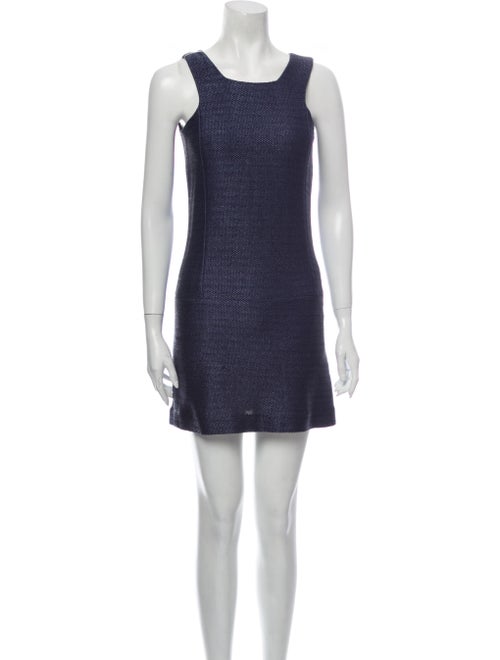 Balenciaga Vintage Mini Dress Blue