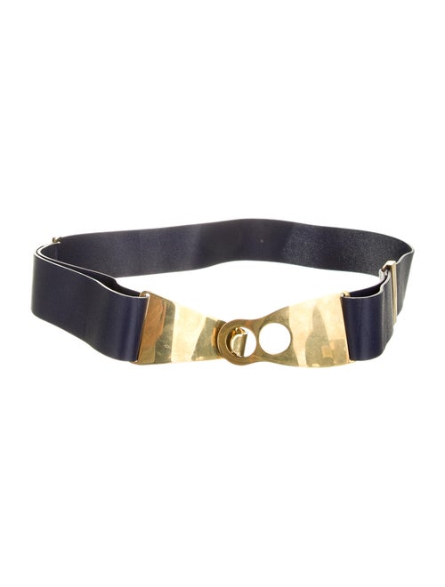 Balenciaga Leather Belt gold