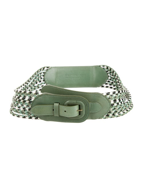 Balenciaga Leather Waist Belt gold