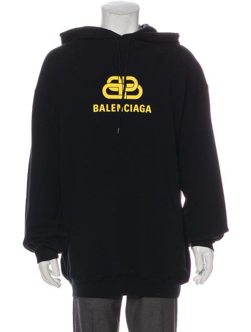 Balenciaga 2019 Logo Hoodie Black