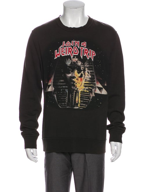 Balenciaga 2012 Graphic Print Sweatshirt Black