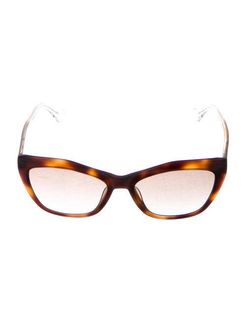 Balenciaga Cat-Eye Gradient Sunglasses Brown