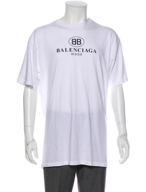 Balenciaga 2018 Graphic Print T-Shirt White