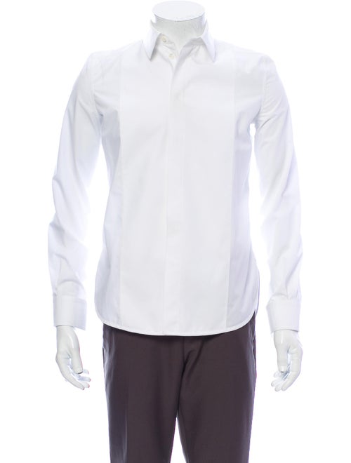Balenciaga Long Sleeve Dress Shirt White