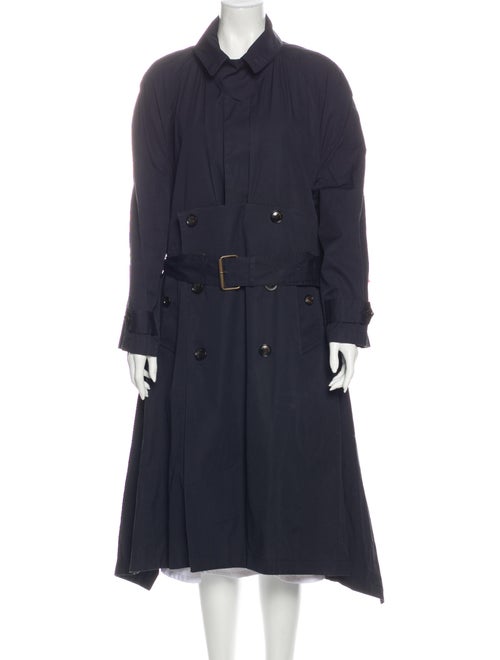Balenciaga 2016 Trench Coat Blue