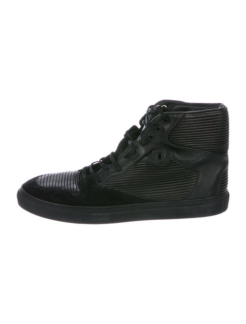 Balenciaga Leather Sneakers Black