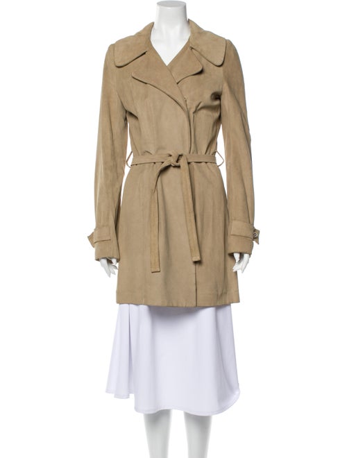 Balenciaga Leather Trench Coat