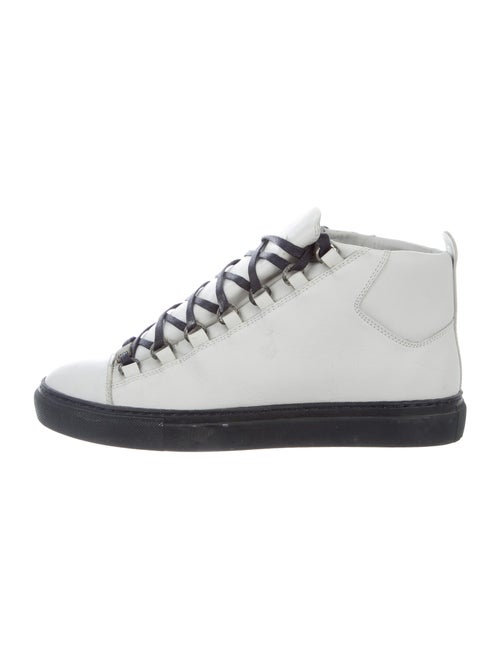 Balenciaga Leather Sneakers Blue