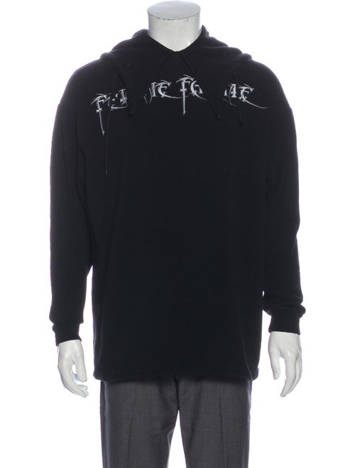 Balenciaga 2017 Mock Neck Sweatshirt Black