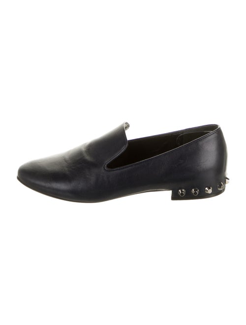 Balenciaga Leather Loafers Blue