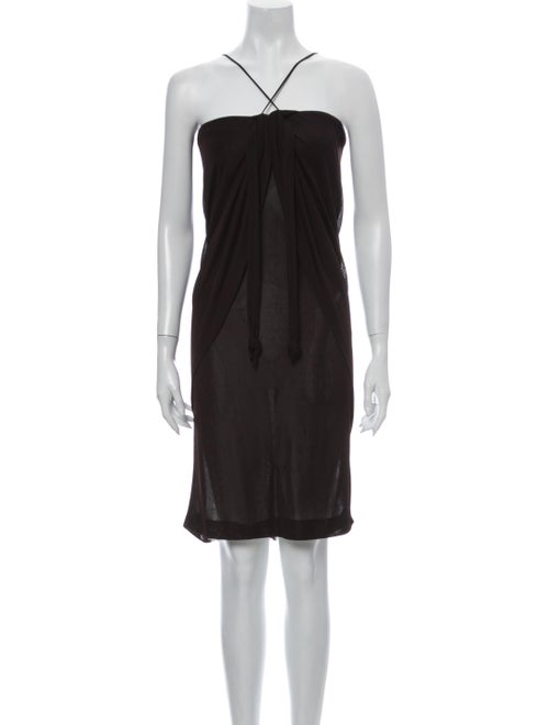 Balenciaga Vintage Knee-Length Dress Black