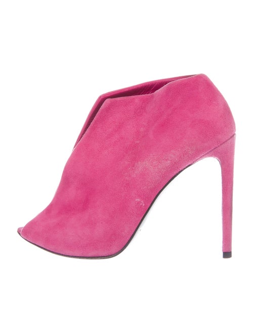 Balenciaga Suede Boots Pink