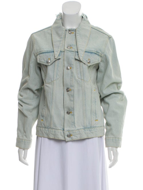 Balenciaga Distressed Denim Jacket w/ Tags denim