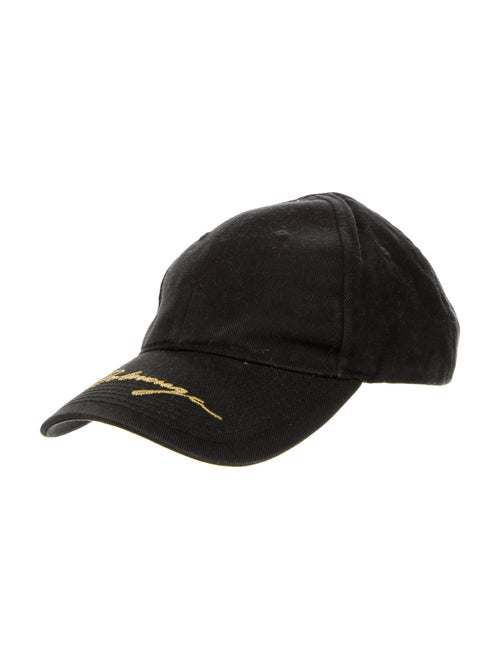 Balenciaga Logo Baseball Cap black