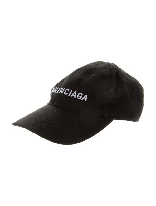Balenciaga Archetype Logo Baseball Cap Black