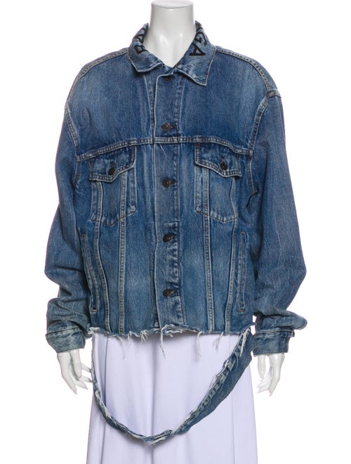 Balenciaga 2017 Denim Jacket Denim
