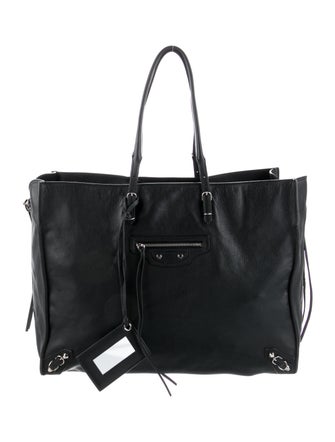 Balenciaga Veau Papier A4 Zip Around Tote Bag