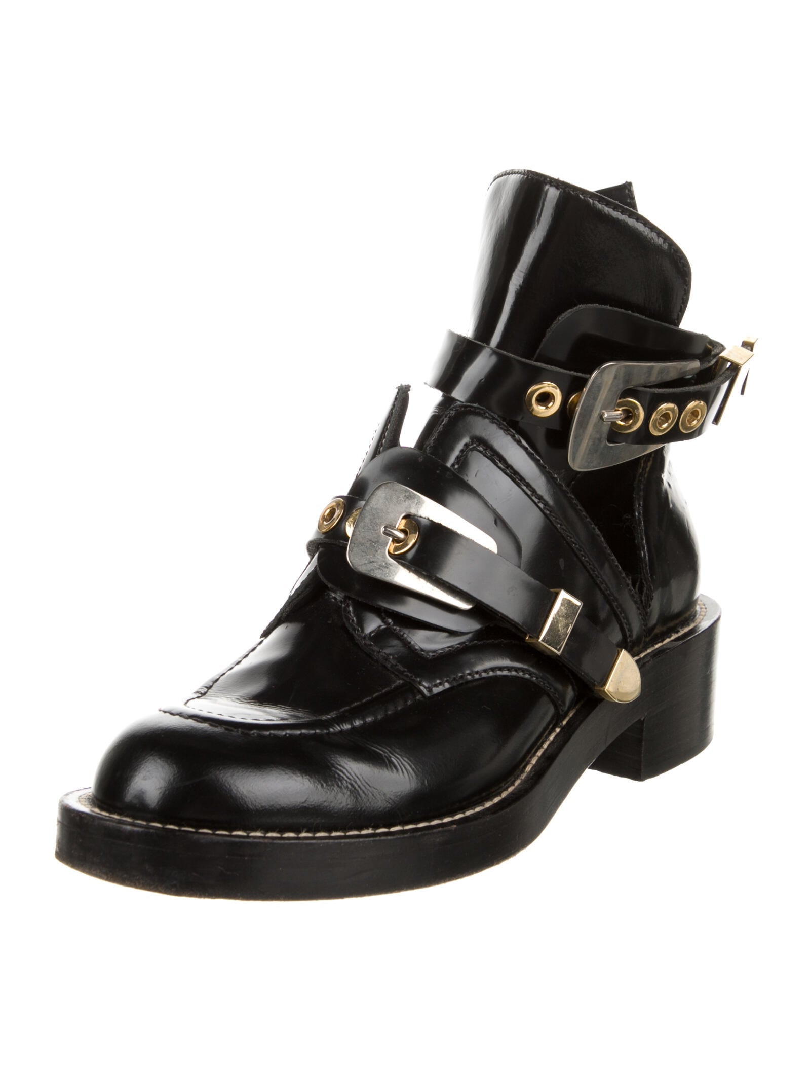 balenciaga boots with the python strap