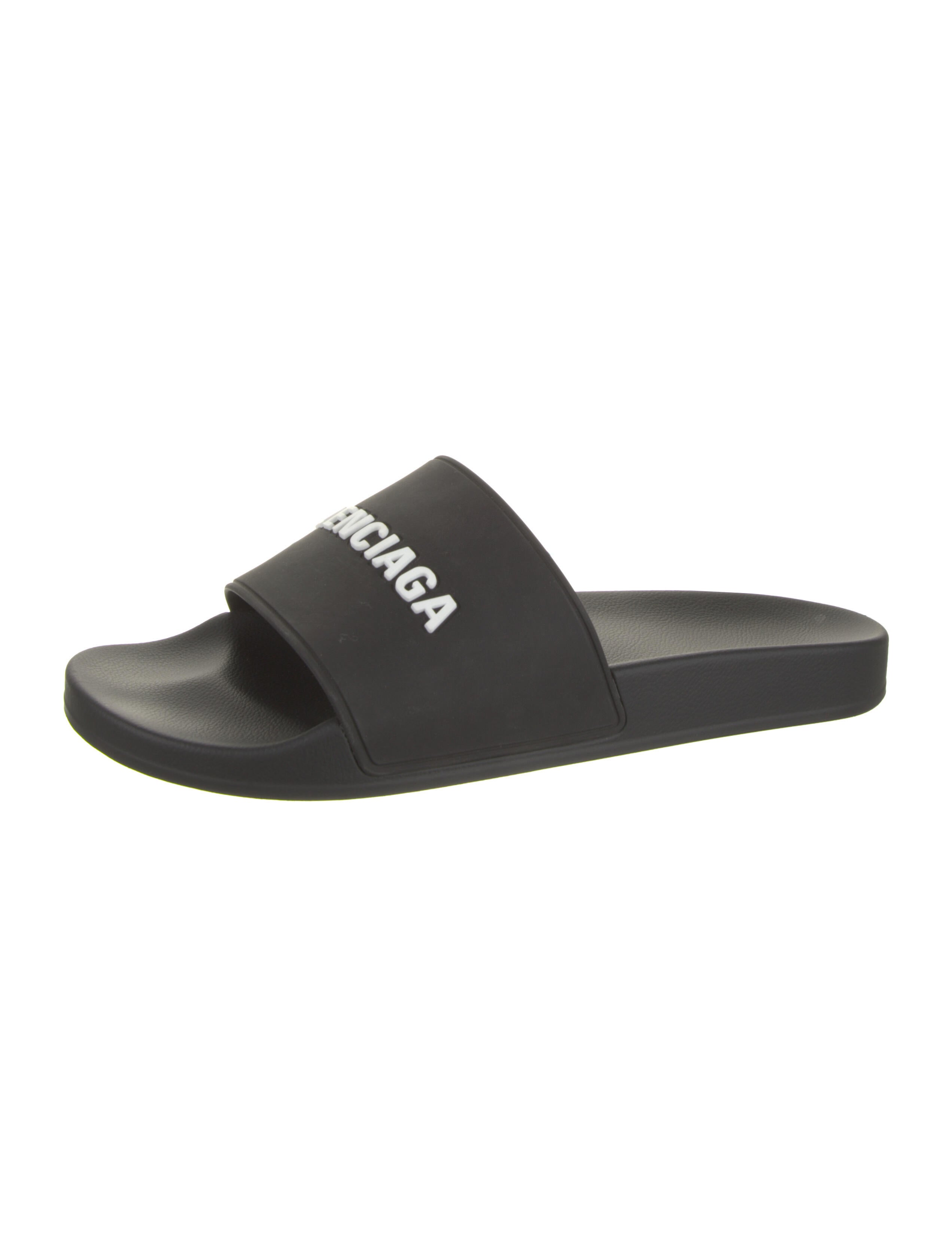 Balenciaga Terry Cloth Logo Slides w/ Tags - Green Sandals, Shoes -  BAL84096 | The RealReal