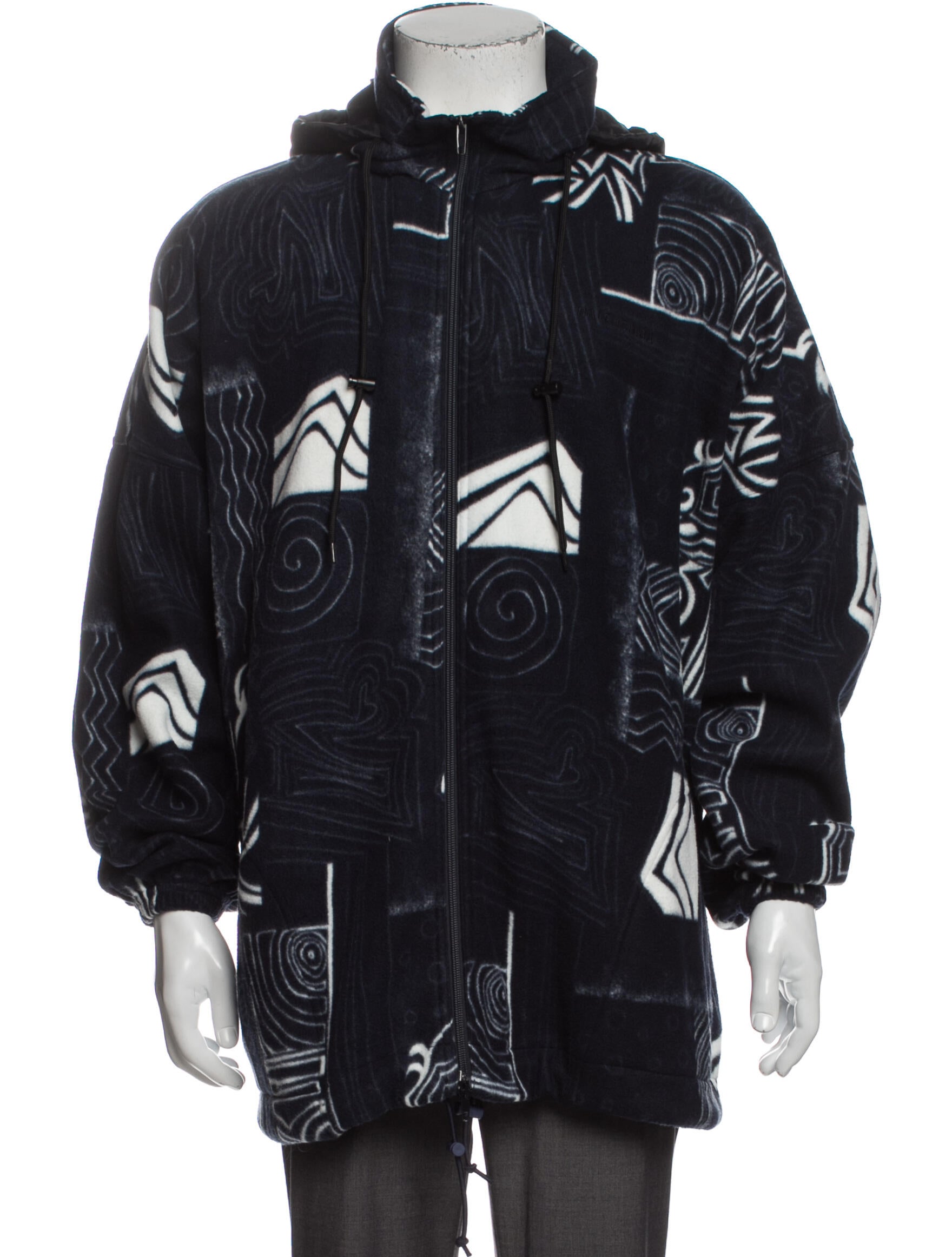 Balenciaga 2018 Printed Parka