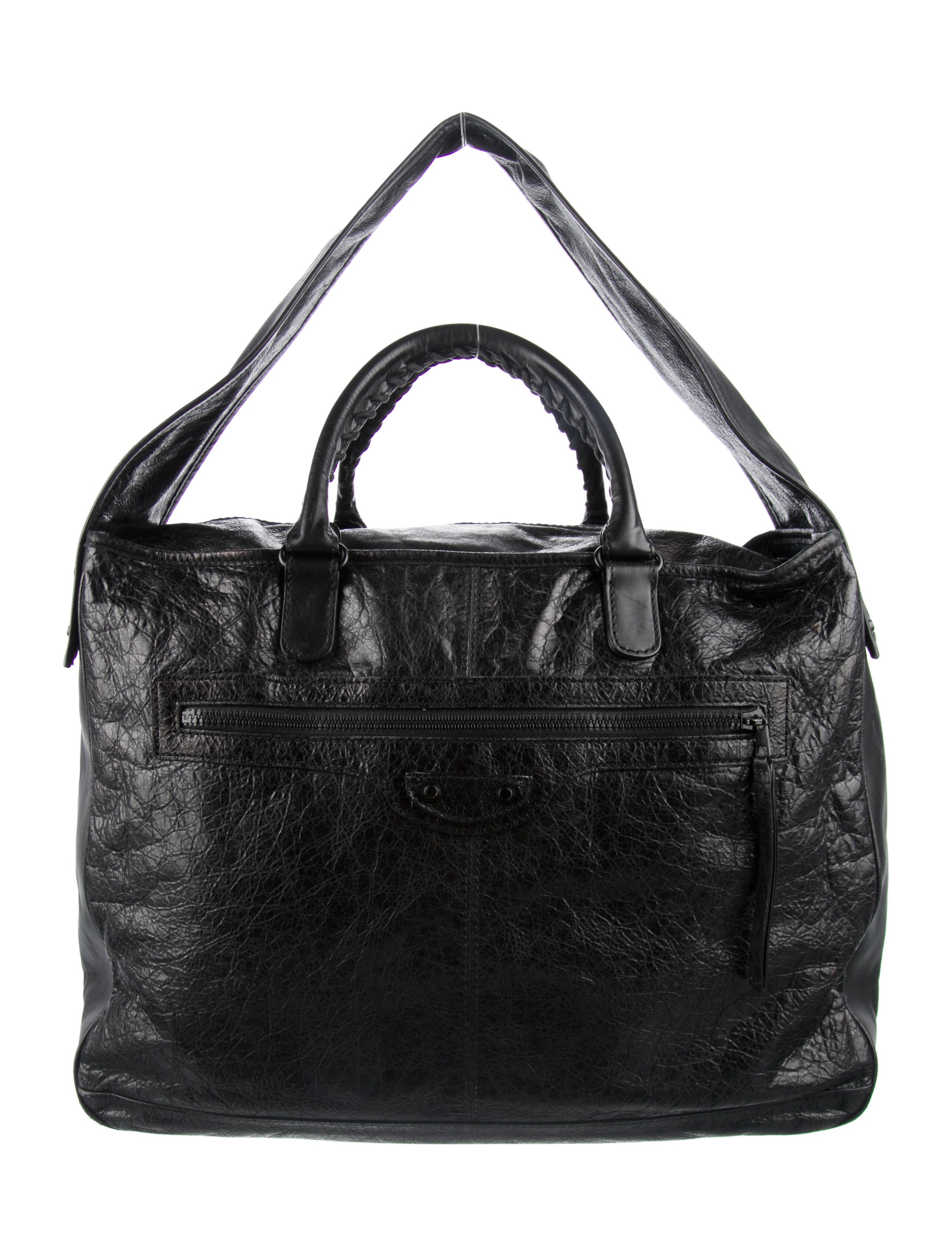 Balenciaga Motocross Classic Bridge Bag - Black Handle Bags
